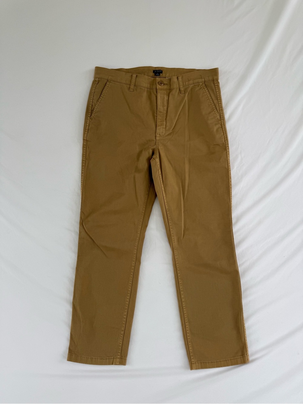 NWT J. Crew Straight Leg Chino Womens Slim Cotton Honey Brown